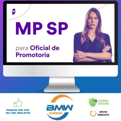 Pacote - MP-SP (Oficial de Promotoria) Pacotaço - Pacote Teórico + Passo Estratégico - Estratégia Concursos
