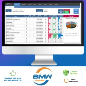 Planilha Controle de Estudos para Concursos Públicos Pro - Papel de Trabalho