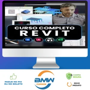Curso Completo Revit Estrutural, Arquitetura, Robot Estrutural, Elétrica e Hidráulica + Bônus - Gerson Sydor