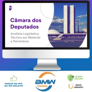 Pacotaço Câmara dos Deputados (Analista Legislativo: Técnico em Material e Patrimônio) 2023 Pré-Edital - Estratégia Concursos