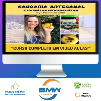 Saboaria Lucrativa Fitoterápica e Fitoenergética 2.0 - Oficina de Gaia