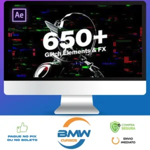 [PACK] Videohive: 650+ Glitch Elements - VCGMotion [INGLÊS]