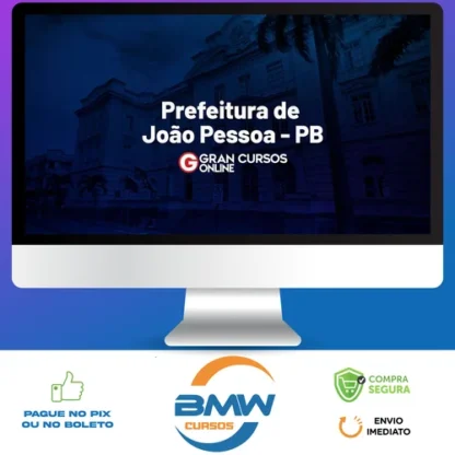 Prefeitura de João Pessoa PB: Farmacêutico (Pós Edital) - Gran Cursos Online