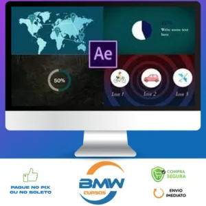 Adobe After Effects Infographics & Data Visualization - Nshuti Paulin [INGLÊS]