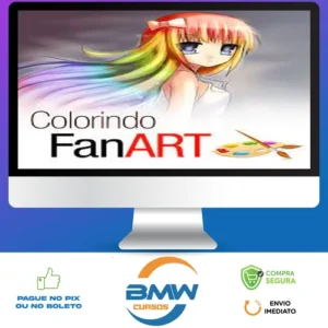 Curso de Pintura: Colorindo Fanart - Mayara Rodrigues