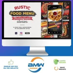 Menu Rústico de Comida: Instagram Stories - Envato Elements