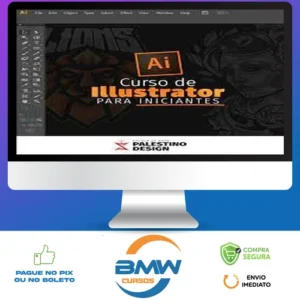 Curso de Adobe Illustrator (Básico ao Avançado) - Palestino Designer