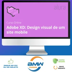 Adobe XD Design Visual de um Site Mobile - Alura