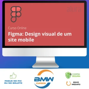 Alura: Figma, Design Visual de um Site Mobile - André Lisboa