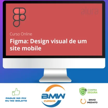 Alura: Figma, Design Visual de um Site Mobile - André Lisboa