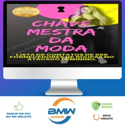 Lista de Fornecedores: Chave Mestra da Moda - Autor Desconhecido
