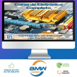 Curso de Eletronica em 5 Dvd (Video Aula) - Autor Não Informado