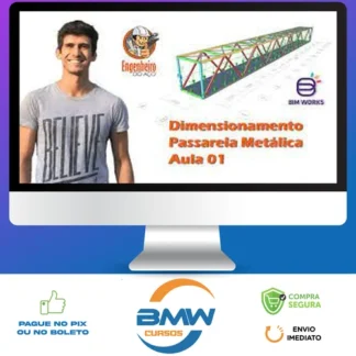 Dimensionamento de Passarela Metálica 25M - Ítallo Bernardo