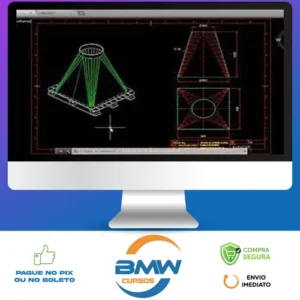Traçado de Caldeiraria Essencial CAD 2D e 3D - Render