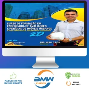 Curso de Formação em Engenharia de Avaliações e Perícias de Imóveis Urbanos com inferência estatística aplicada - Murilo Reis