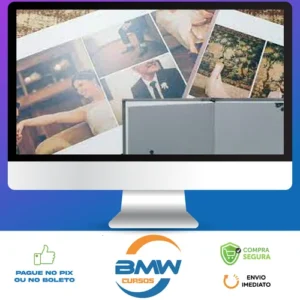 Design e Diagramação para Álbuns de Casamento - Fabio Borgatto e Julia Seloti