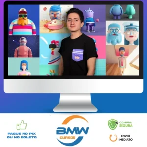 DOMESTIKA: Design de Personagens no Cinema 4D: do Esboço à Impressão 3D - Aarón Martínez [ESPANHOL]