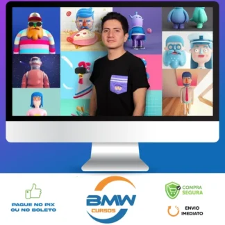 DOMESTIKA: Design de Personagens no Cinema 4D: do Esboço à Impressão 3D - Aarón Martínez [ESPANHOL]