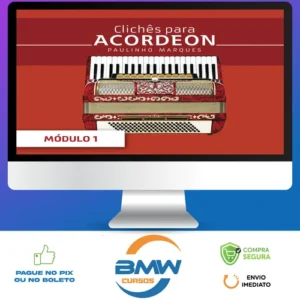 Curso de Acordeon Intermediário: Vol. 2 - Paulinho Marques