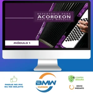 Curso de Acordeon Intermediário: Vol. 3 - Paulinho Marques