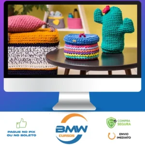 Eduk: Crochê Moderno Fio de Malha para Decoração - Nat Petry