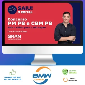 PM PB: Soldado PM, Combatente (QPC) (Pós-Edital) - Gran Cursos Online