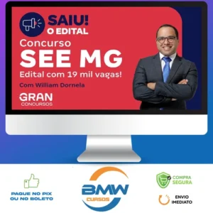 SEE MG: Professor de Educação Básica, Matemática (Pós-edital) - Gran Cursos Online
